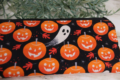 Jack O Lantern Zipper Pencil Case