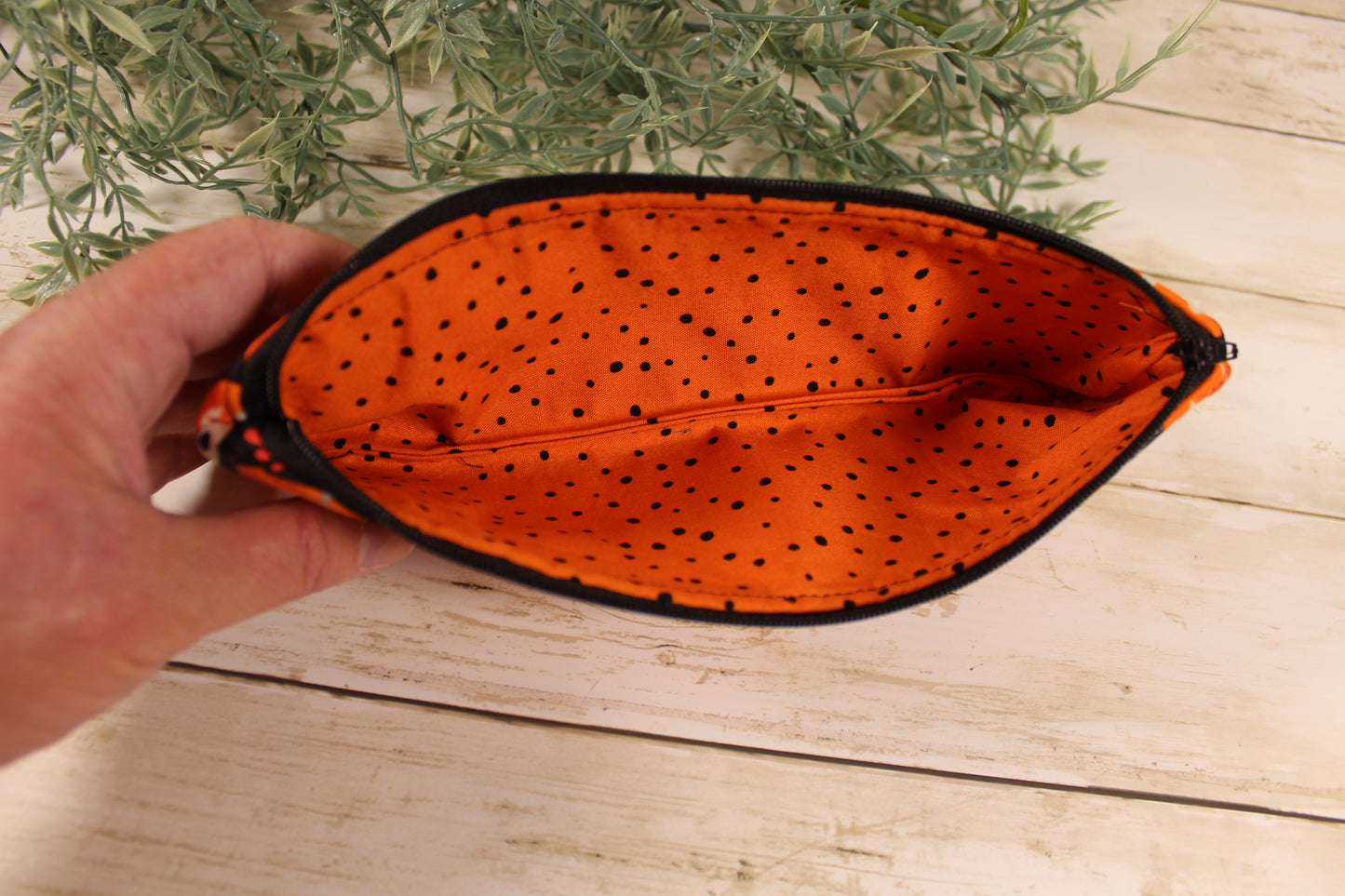 Jack O Lantern Zipper Pencil Case