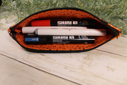 Jack O Lantern Zipper Pencil Case