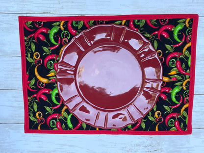 Chili Pepper placemat set