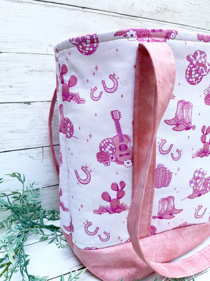 Pink Cowgirl Tote bag