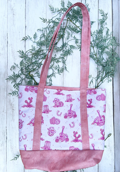 Pink Cowgirl Tote bag
