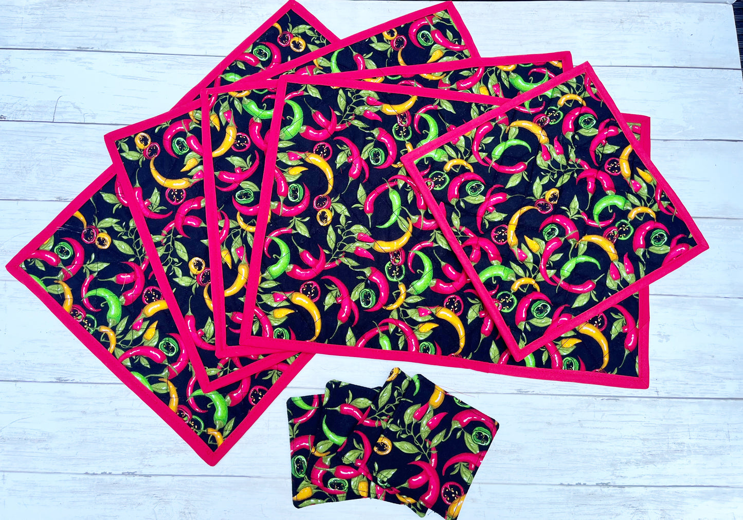 Chili Pepper placemat set