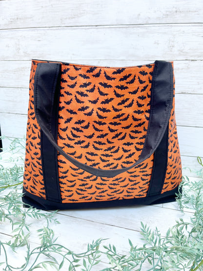 Halloween Bat Tote Bag