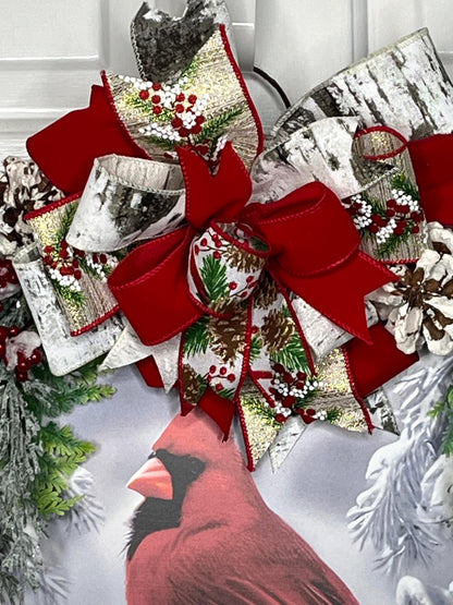 Christmas Cardinal door hanger, Cardinal door hanger, Cardinal, Cardinal decor