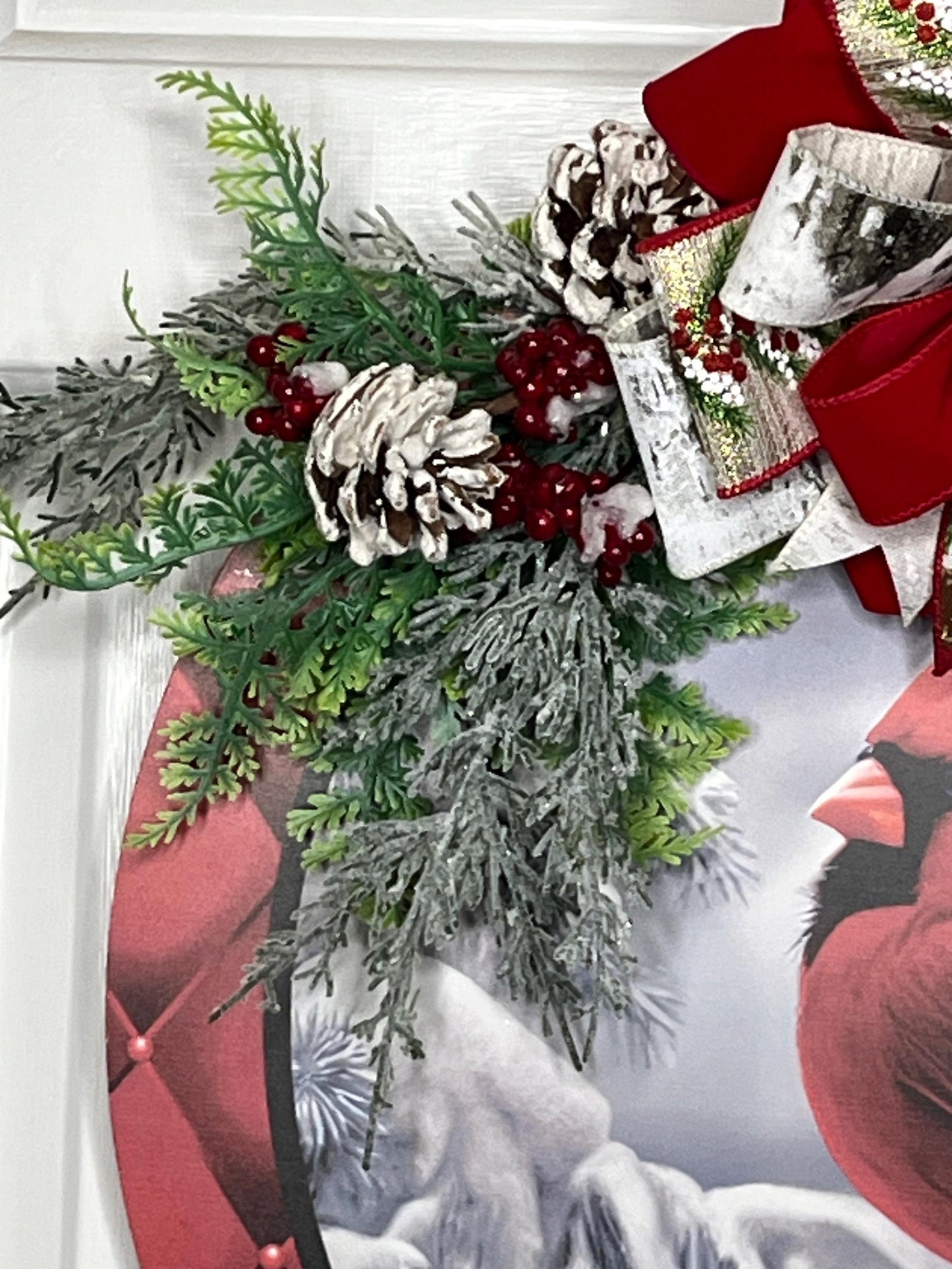 Christmas Cardinal door hanger, Cardinal door hanger, Cardinal, Cardinal decor